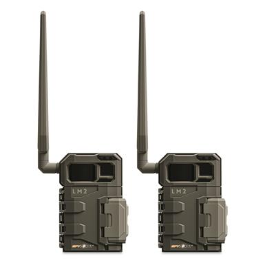 SPYPOINT LM2 Cellular Trail/Game Camera, 20MP, 2 Pack