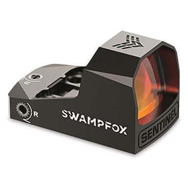 SwampFox Sentinel 1x16mm Ultra-Compact Micro Green Dot Sight, 3 MOA Green Dot