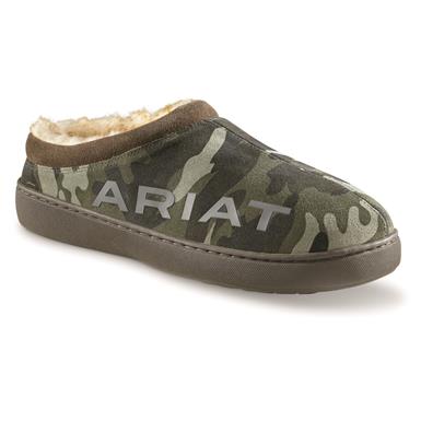 Ariat Logo Hooded Clog Camo Slippers