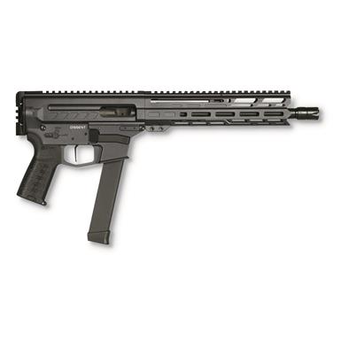CMMG Dissent MkGs AR-style Pistol, Semi-auto, 9mm, 10.5" BBL, Sniper Gray, 33+1, Glock Mags