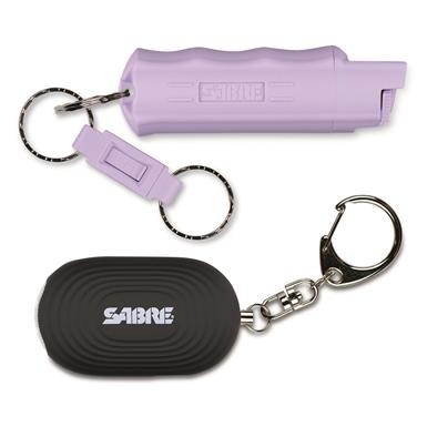 Sabre Personal Safety Kit with Pepper Spray and 2-in-1 Personal Alarm with LED Light