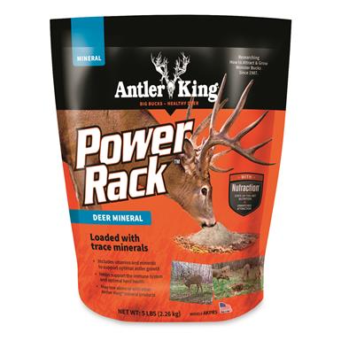 Antler King Power Rack Deer Mineral, 5-lb. Bag