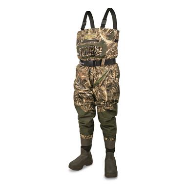 frogg toggs Grand Refuge 3.0 Breathable Insulated Chest Waders, 1,200 gram, Realtree Max-5