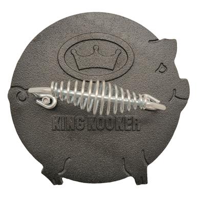 King Kooker Cast Iron Pig-shaped Bacon Press