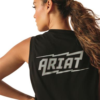 Ariat Women's Rebar Cotton Strong Bolt Logo Tank Top