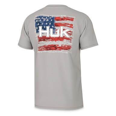 Huk Men's KC Fly Flag Short Sleeve Tee