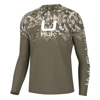 Huk KC Icon Apex Vert Fade Long Sleeve Shirt
