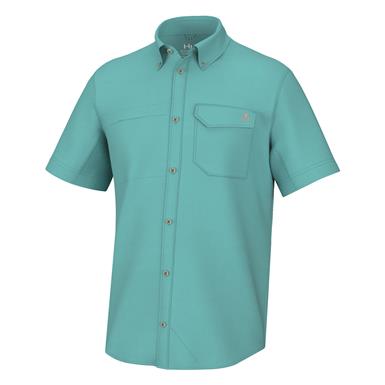 Huk Tide Point Button-Down Short-Sleeve Shirt