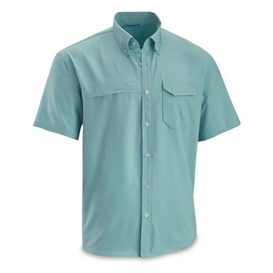 Huk Tide Point Button-Down Short-Sleeve Shirt