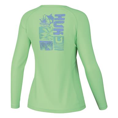 Huk Women's Vented Pursuit Long Sleeve Tee - 736471, Shirts & Tops at  Sportsman's Guide