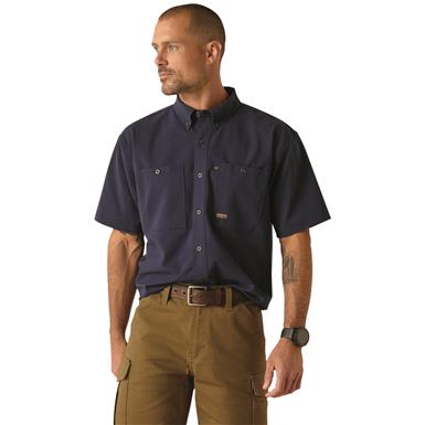 Ariat Men's Rebar Made Tough 360 AirFlow Short Sleeve Work Shirt
