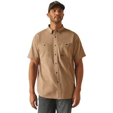Ariat Men's Rebar Made Tough 360 AirFlow Short Sleeve Work Shirt