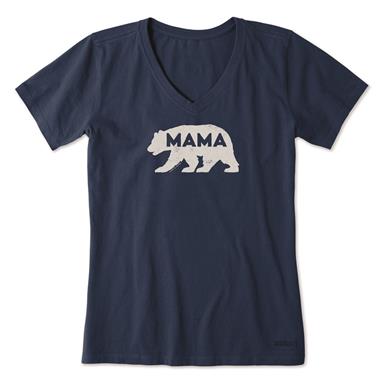 Life is Good Women's Mama Bear Crusher Short Sleeve