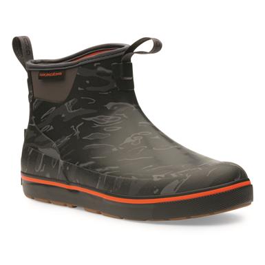Grundens Men's Deck-Boss Waterproof Ankle Boots, Camo