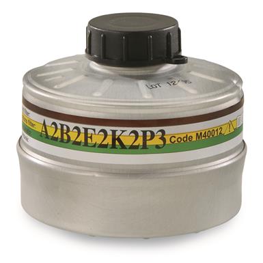 Italian Military Surplus NATO 40mm Gas Mask Filter, New