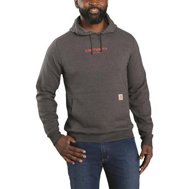 Carhartt Men's Force Relaxed Fit Lightweight Logo Graphic Hoodie