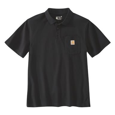 Carhartt Men's Loose Fit Midweight Short Sleeve Pocket Polo Shirt