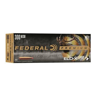 Federal Premium, .300 WSM, ELD-X, 200 Grain, 20 Rounds