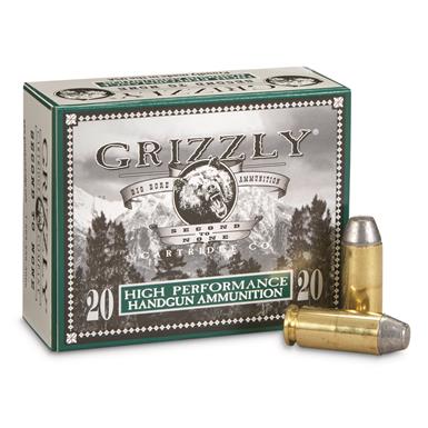 Grizzly Cartridge Co. High Performance Handgun, 10mm, HCFP, 220 Grain, 20 Rounds