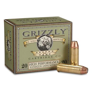 Grizzly Cartridge Co. High Performance Handgun, .44 Magnum, JHP, 240 Grain, 20 Rounds