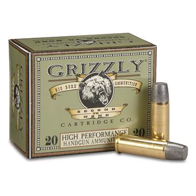 Grizzly Cartridge Co. High Performance Handgun, .44 Magnum, WLNGC, 320 Grain, 20 Rounds