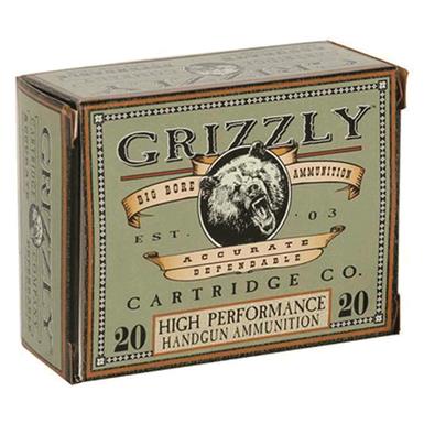 Grizzly Cartridge Co. High Performance Handgun, .45 ACP+P, JHP, 230 Grain, 20 Rounds