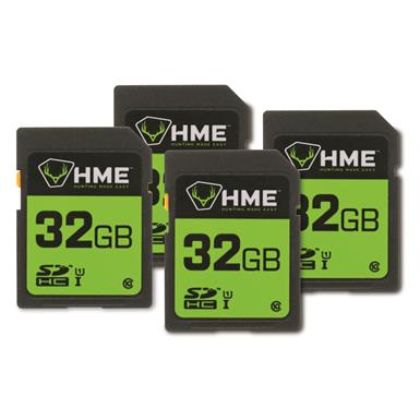 HME 32 GB SD Card, 4 pack