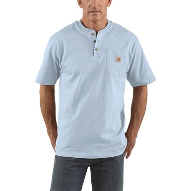 Carhartt Men's Workwear Short-sleeve Pocket Henley Shirt