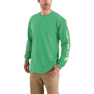 Carhartt Men's Workwear Long-sleeve Graphic Logo Shirt