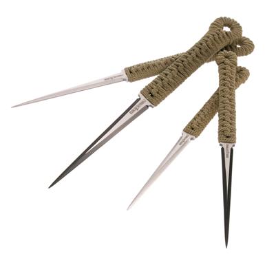 Cold Steel Throwing Spikes, 4 Pack with Pouch
