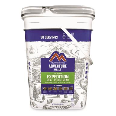 Mountain House Expedition Meal Assortment Bucket, 5 Day Meal Kit