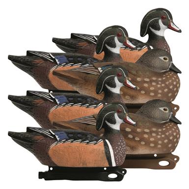 Hardcore Rugged Series Wood Duck Decoys, 6 Pack