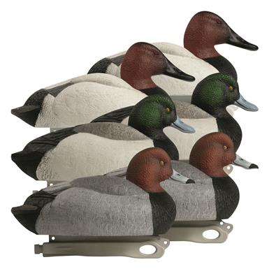 Hardcore Rugged Series Foam Filled Diver Pack Duck Decoys, 6 Pack