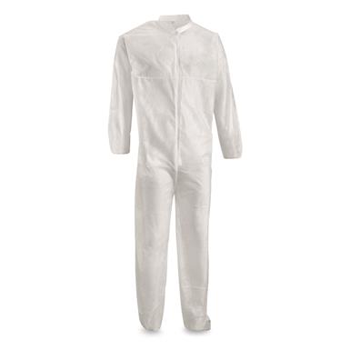 U.S. Municipal Surplus Disposable Work Coveralls, 3 Pack, New