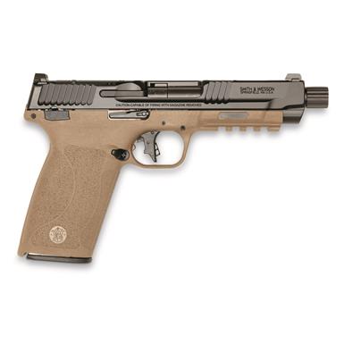 Smith & Wesson M&P 5.7, Semi-auto, 5.7x28mm, 5" Barrel, BLK/FDE, No Thumb Safety, 22+1 Rds.