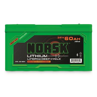 Norsk 36V 60Ah Lithium Battery, Heated
