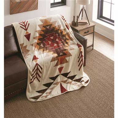 Shavel Home Products High Pile Oversized Luxury Throw, Origins