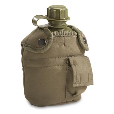 Mil-Tec Plastic Canteen with Aluminum Cup and Cover