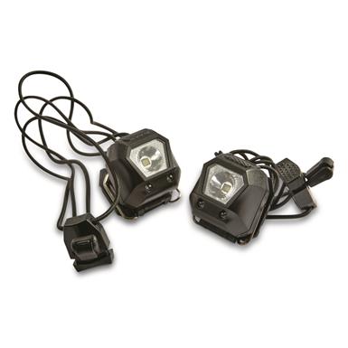 Mil-Tec Multi Function 80 Lumen Headlamps, 2 Pack