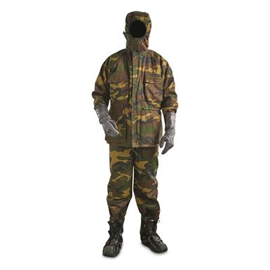Italian Military Complete NBC Suit in Carry Bag, New