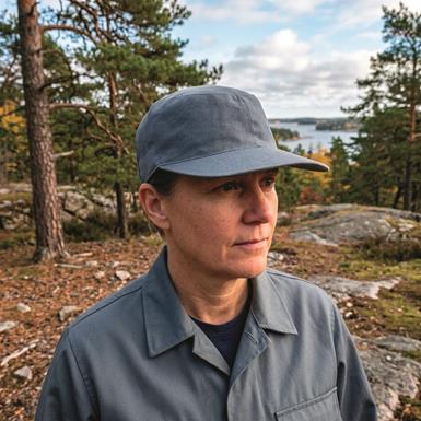 Swedish Military Surplus Civil Defense Cap, Like New
