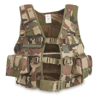 French Military Surplus CCE Camo Tactical Vest, New