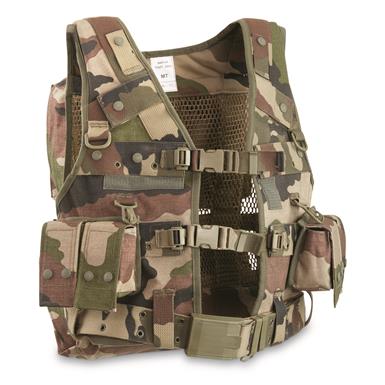 French Military Surplus CCE Camo Tactical Vest, New