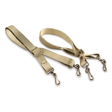 Czech Republic Military Surplus Leather Slings, 2 Pack, Used