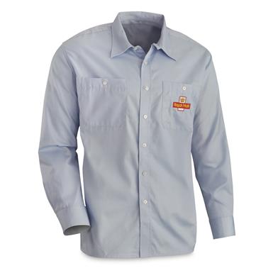 British Royal Mail Surplus Long Sleeve Shirts, 3 Pack, Used