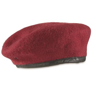 German Military Surplus Wool Berets, 2 Pack, Used