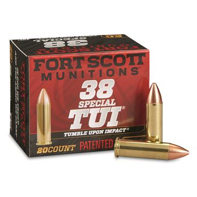 Fort Scott Tumble Upon Impact Sub-Munition Subsonic, 9mm, SCS, 125 Grain, 20 Rounds