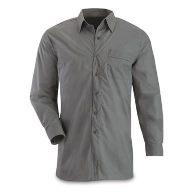 Romanian Municipal Police Chambray Long Sleeve Service Shirt, New
