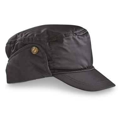 Italian Forestry Department Surplus Nylon Fleece Winter Cap, New
