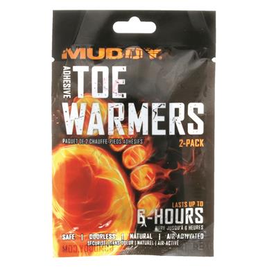 Muddy Disposable Toe Warmers with Adhesive, 40-pack case